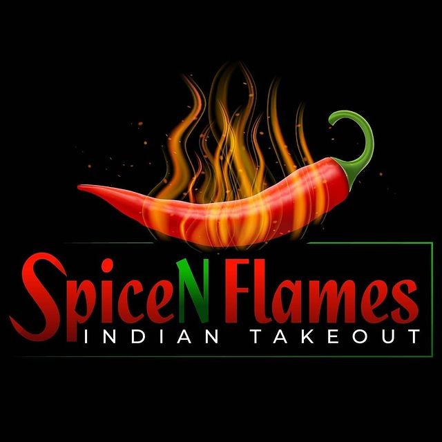 Spice N Flames Indian Takeout Logo