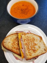 April 25 - Grilled Cheese Sandwich and Soup