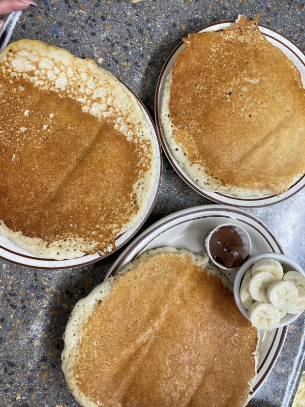 Two Large Pancakes
